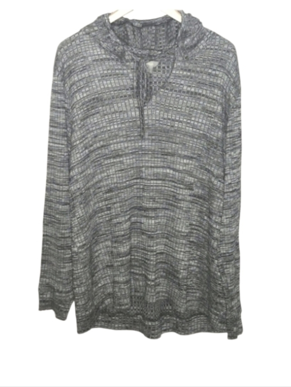 Natural Reflections Gray Hooded Pullover Shirt